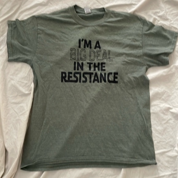 DIY Star Warss “I’m a big deal in the resistance” t-shirt. Previously worn. - Picture 1 of 4
